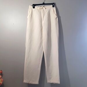 white linen khakis unisex